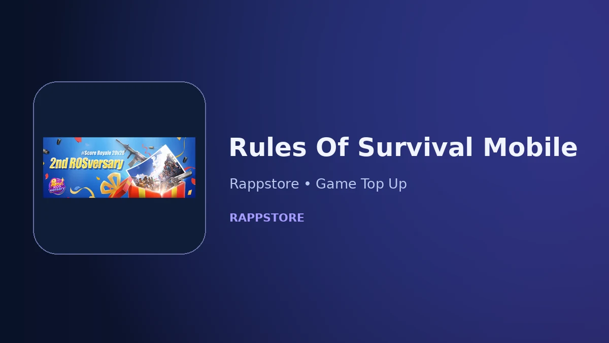 Rules Of Survival Mobile