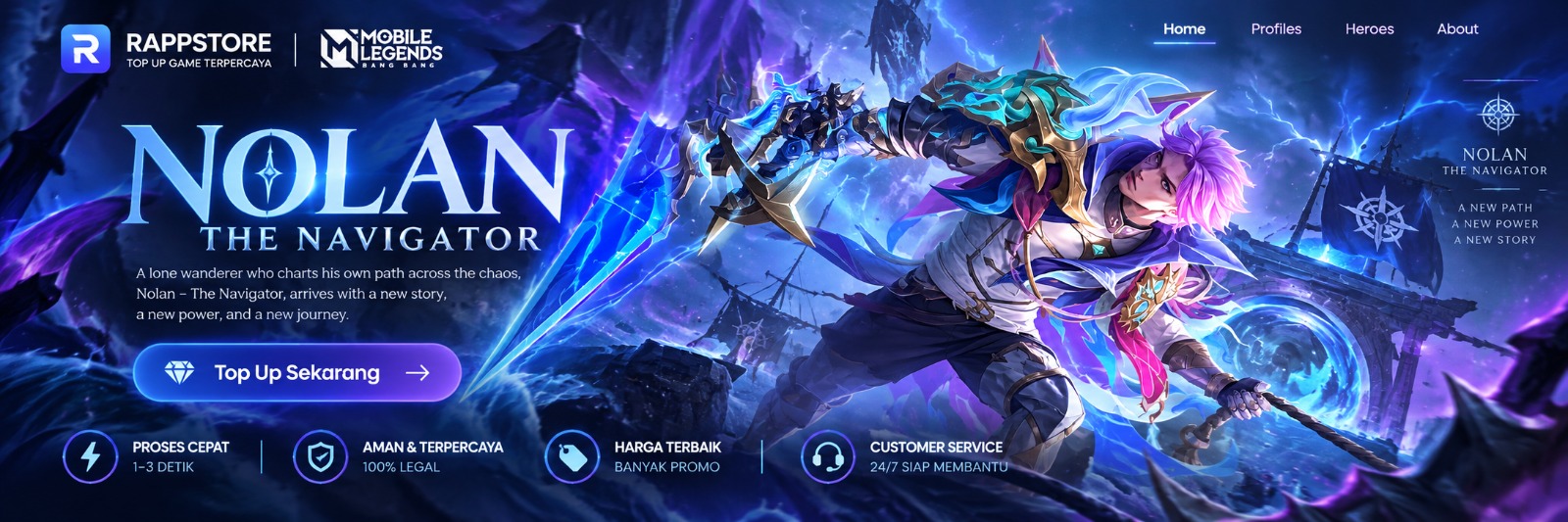 RAPPSTORE TOP UP GAME MURAH — langsung order proses cepat 24 jam